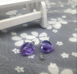 50pcs Heart Crystal Vial Pendants Glass Perfume Oil Bottle Charms