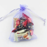 50pcs/lot Organza Drawstring Bags for Wedding Party - 7x9, 13x18, 20x30