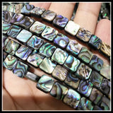 50pcs Abalone Shell Beads 8mm for Bracelets Making Charms Women