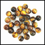 50pcs 12mm Natural Gem Stone Round Ball Loose Beads for Jewelry Making