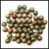 50pcs 12mm Natural Gem Stone Round Ball Loose Beads for Jewelry Making