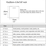 50pcs Small Jewelry Bag Pattern Plastic Bag with Handle 15x20cm for Candy Cookie