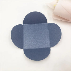 50pcs Colorful Square Packaging Bags 5x5cm Earring Tags