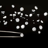 50pcs Cubic Zirconia Cabochons Clear A Faceted Diamond for Jewelry Making DIY
