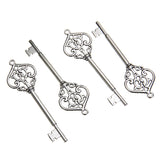 50pcs Santa Keys Skeleton Vintage Key Charms DIY Bracelet Necklace