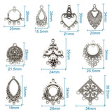 50pcs Tibetan Style Alloy Chandelier Components for Jewelry Making