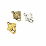 50pcs Devil Fish Alloy Charms for DIY Bracelet Necklace Jewelry Making