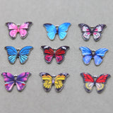 50pcs Butterfly Enamel Charms for DIY Necklaces Bracelets