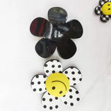 50pcs DIY Smile Face Sunflower Paster Beads for Jewelry Making