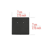 50pc Brown Hoop Earring Cards Jewelry Display Holder