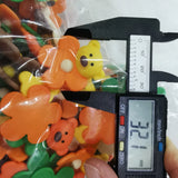 50pcs 32mm 52mm Korea Candy DIY Flower Bear Paster Beads Sticker