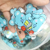 50pcs 35-42mm DIY Animal Candy Pendants for Earring Chain Jewelry Making
