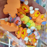 50pcs Large Chicken Sticker Cabochon Scrapbook for Women Kids Hairpin Jewelry