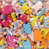 50pcs Large Chicken Sticker Cabochon Scrapbook for Women Kids Hairpin Jewelry