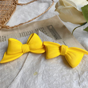 50pcs Acrylic Candy Bowknot Beads for Hairpin Headwear Jewelry Making