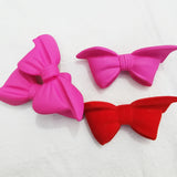 50pcs Acrylic Candy Bowknot Beads for Hairpin Headwear Jewelry Making