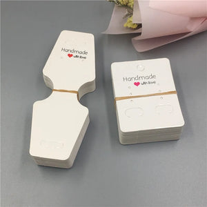 Earring Necklace Card Jewelry Display Card Stud Ear drop Packing card