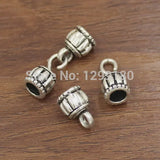 Antique Silver Fold Over Lobster Clasp for Necklace Bracelet Chain DIY Jewelry