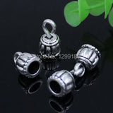 Antique Silver Fold Over Lobster Clasp for Necklace Bracelet Chain DIY Jewelry