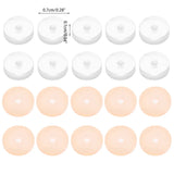 50x 7mm Clear Disc Pads for Piercing Bump B85D