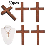 Faith Religious Wooden Crucifix Crosses 50pcs