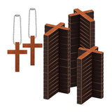 Faith Religious Wooden Crucifix Crosses 50pcs