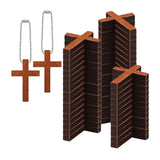 Faith Religious Wooden Crucifix Crosses 50pcs