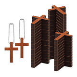 Faith Religious Wooden Crucifix Crosses 50pcs