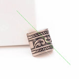 50x Motorcycle Biker Silver Square Flower Leather Rivets Stud Set