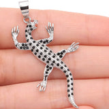 Chameleon Sapphire Garnet Amethyst CZ 925 Silver Pendant