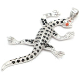 Chameleon Sapphire Garnet Amethyst CZ 925 Silver Pendant