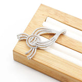 Women's CZ-inlaid Pearl Bracelet Buckle, Necklace Clasp, Sweater Chain Connector