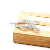 Women's CZ-inlaid Pearl Bracelet Buckle, Necklace Clasp, Sweater Chain Connector