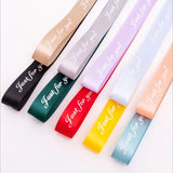 50 yd Wide Polyester Lettering Ribbon Box Packing Flower Bundle Gift Cake Ribbon