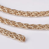 50yd 4mm Metallic Cord for Bracelets Necklace DIY