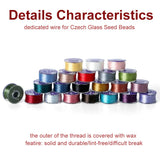 50yds 0.3mm Beading Thread Nylon String DIY Jewelry Making Supplies
