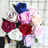Flannel Roses Artificial Flowers for Christmas Wedding Decoration