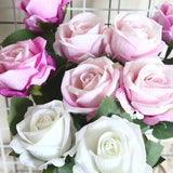 Flannel Roses Artificial Flowers for Christmas Wedding Decoration