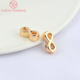 6PCS 6x12.5MM 24K Brass Spacer Beads DIY Jewelry Accessories