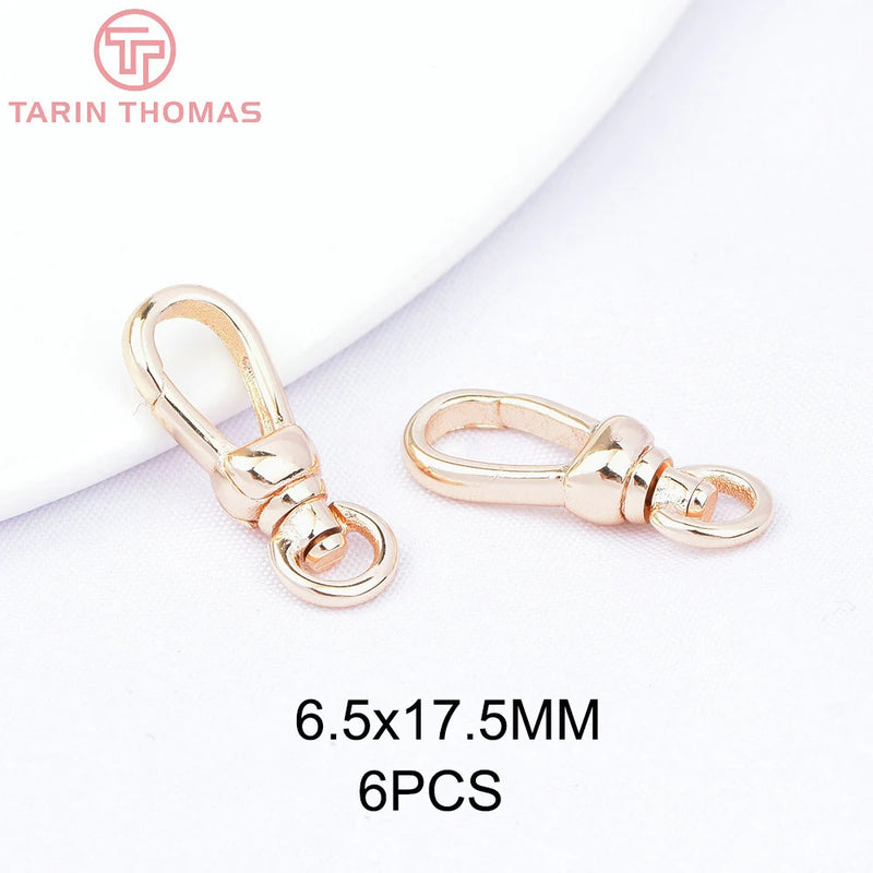 24K Brass Lobster Clasps Necklace Clasp High Jewelry Accessories