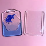 Resin Shaker Mold 2Pcs DIY Epoxy Silicone Mold for Pendant Crafts