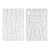 Uppercase and Lowercase Letters Epoxy Casting Mold Keychain Pendant