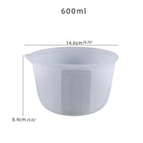 517F Silicone Measuring Cups 600ml Mixing Cups w/ Precise Scale