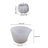 517F Split Cup 2/3/4/5 Chambers Silicone Reusable Pouring Divided Cups