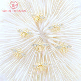 4PCS 15x9MM 24K Bee Charms Pendants DIY Jewelry Findings
