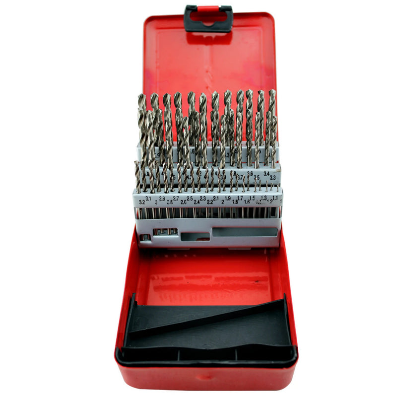 51PCS HSS Cobalt Drill Bits Set for Hard Metal, Stainless Steel, Cast Iron