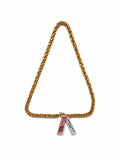 Gold Pleated Men's Chain No. 147