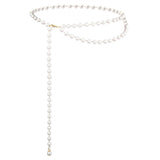 Elegant Pearl Waist Chain, Adjustable Design