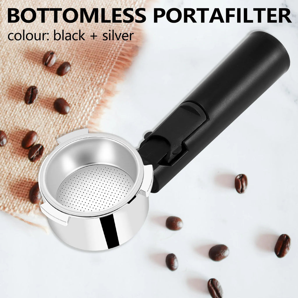 51mm Stainless Steel Bottomless Coffee Portafilter