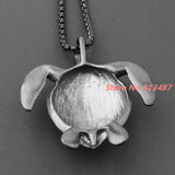 Men's Sea Turtle Pendant Stainless Steel Necklace Chain Jewelry Gift